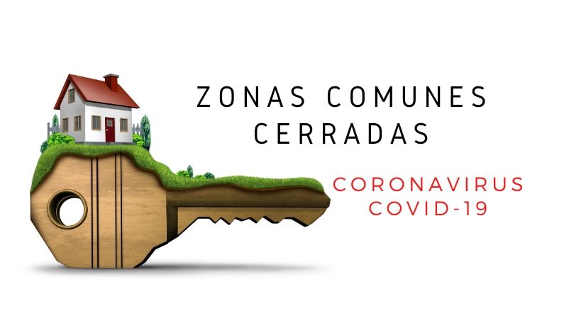 Zonas comunes de las comunidades de propietarios cerradas para evitar el coronavirus